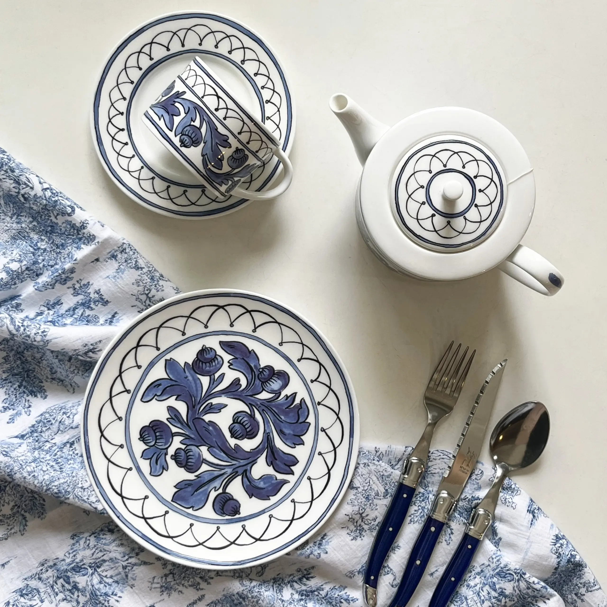 Heritage - Blue Bird - Salad Plate Set of 4 - Imagen 7