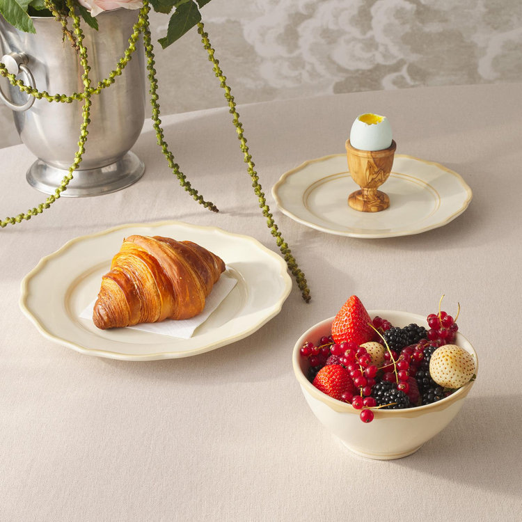 Colette Side Plate Beige Set of 6 - Imagen 2