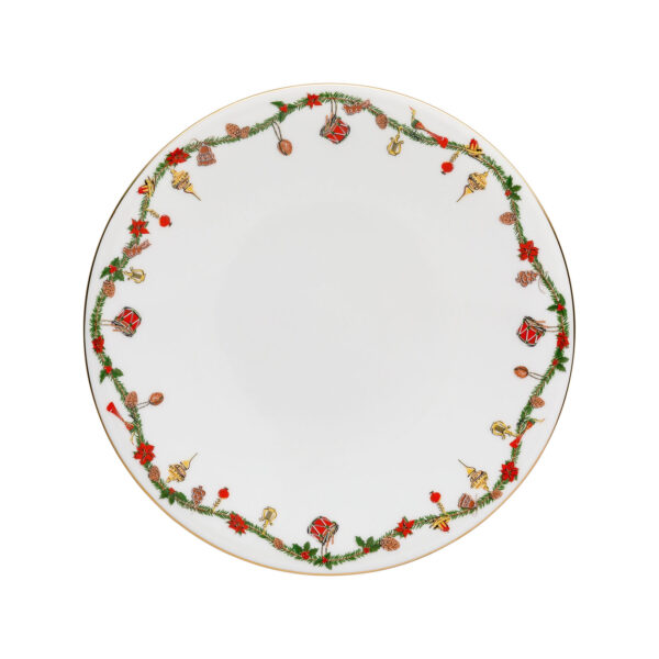 Nora Christmas Plate Flat Set of 6