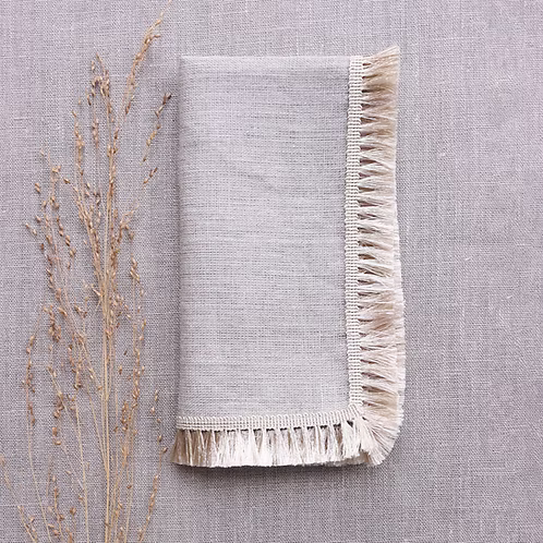 Napkin Tovagliolo natalizio in puro lino Set of 8 Lurex