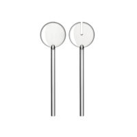 SALAD SERVERS TIFFANY CLEAR