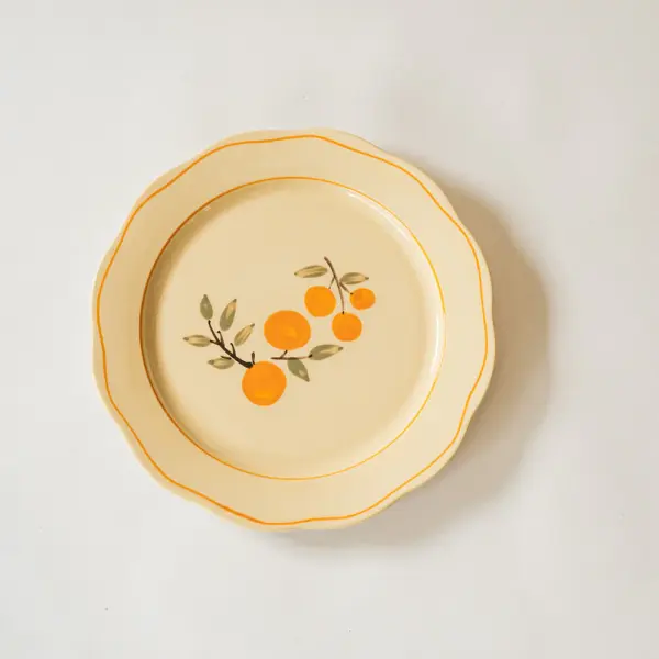 Citrus Dinner Plate Ivory Set of 6