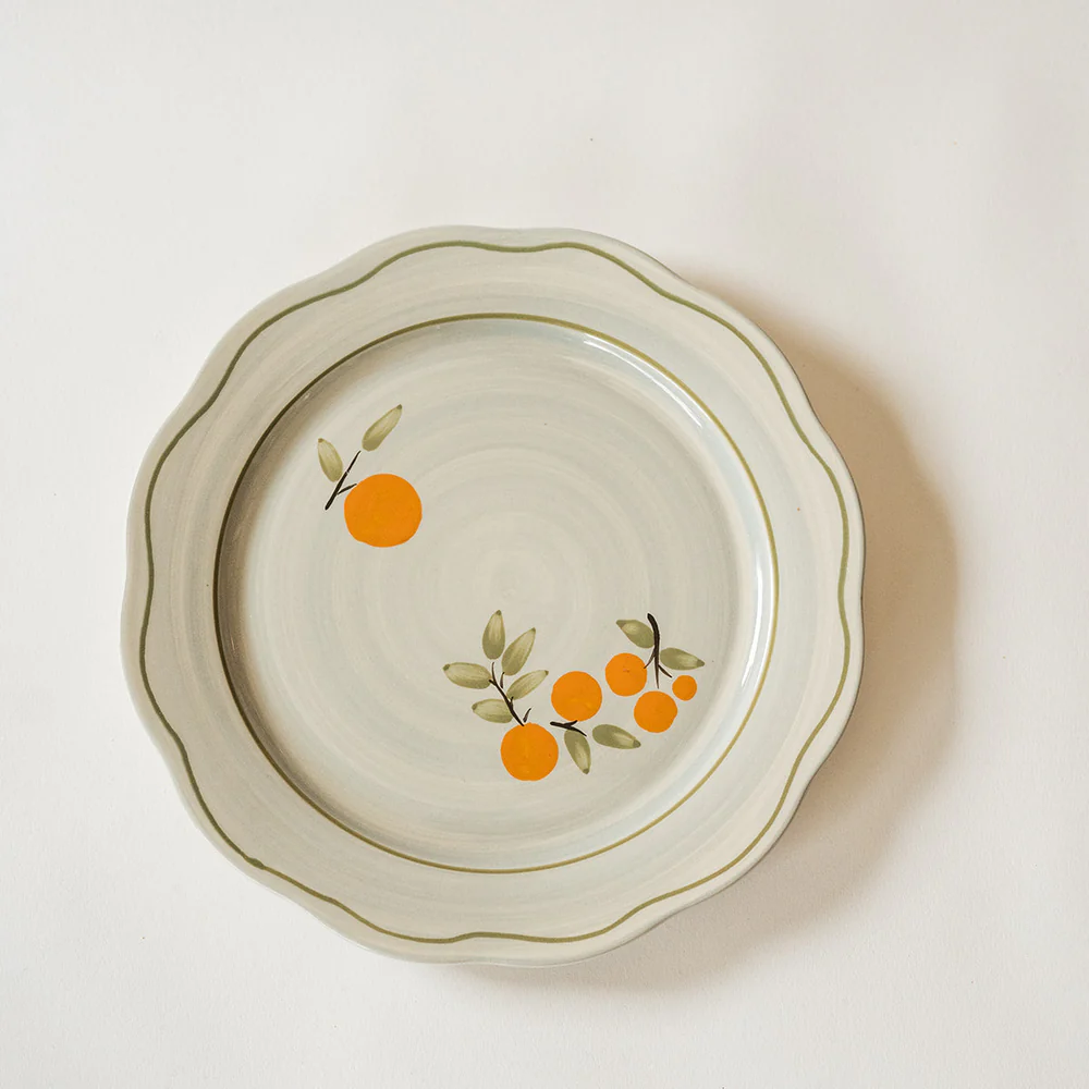 Citrus Dinner Plate Green Set of 6
