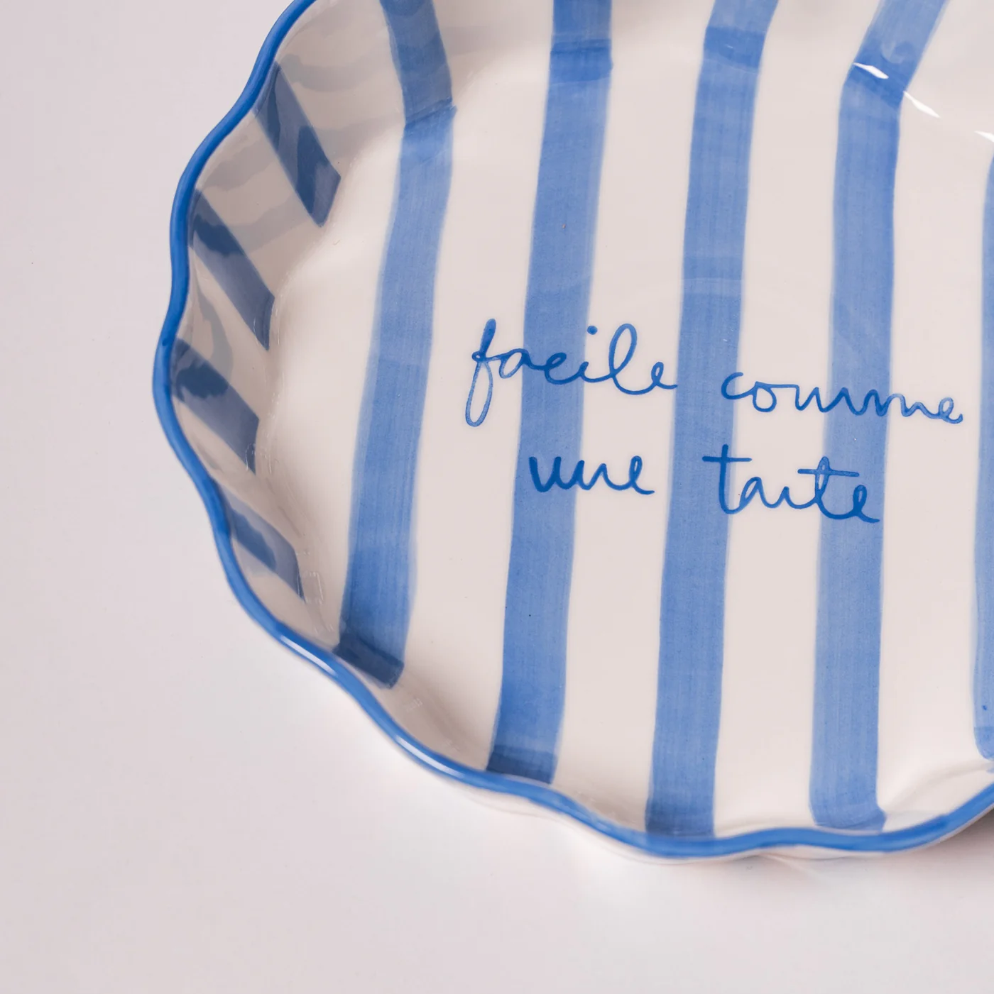 Kinsey Scallop Pie Plate Blue - Imagen 2
