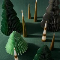 Candle Javelin Gold Set of 3 - Imagen 2