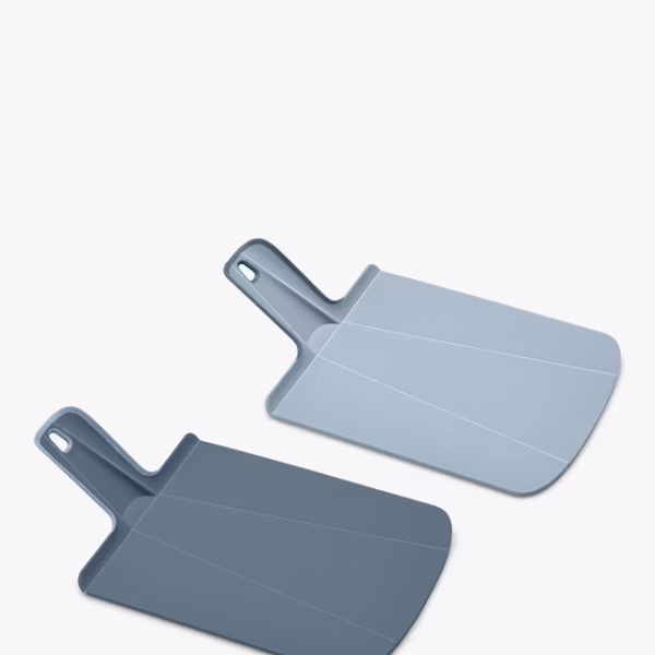 Chop2Pot™ Plus 2-piece Blue Chopping Board Set