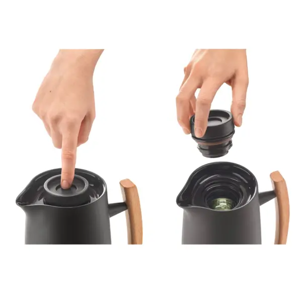 VACUUM FLASK 1LT RIVIERA 63 BLACK - Imagen 4