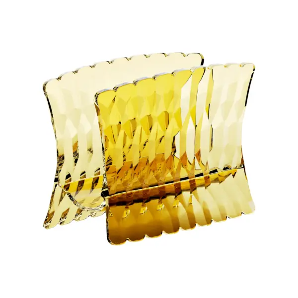 TABLE NAPKIN HOLDER YELLOW VANITY