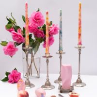 CANDLE TIE DYE TAPERED TWIRL SUNSET SINGLE - Imagen 5