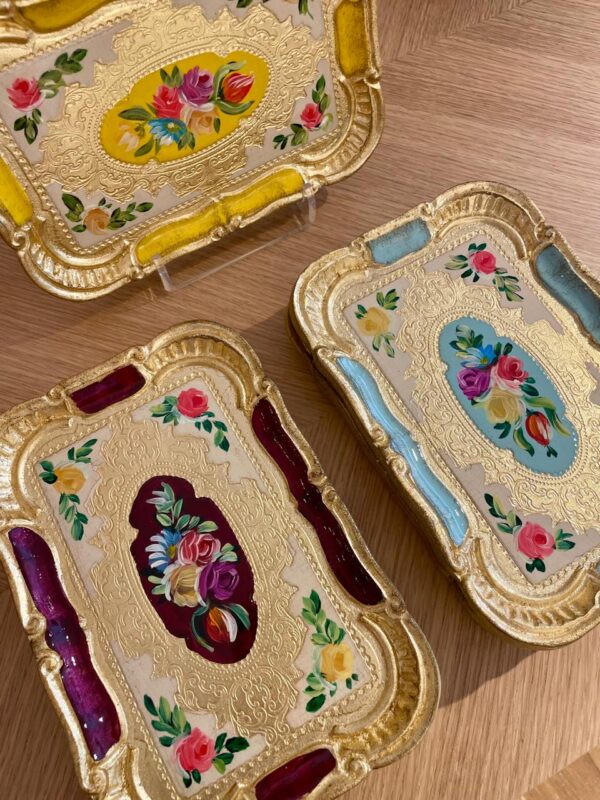 Tray Gold Leaf S / Gray - Imagen 2