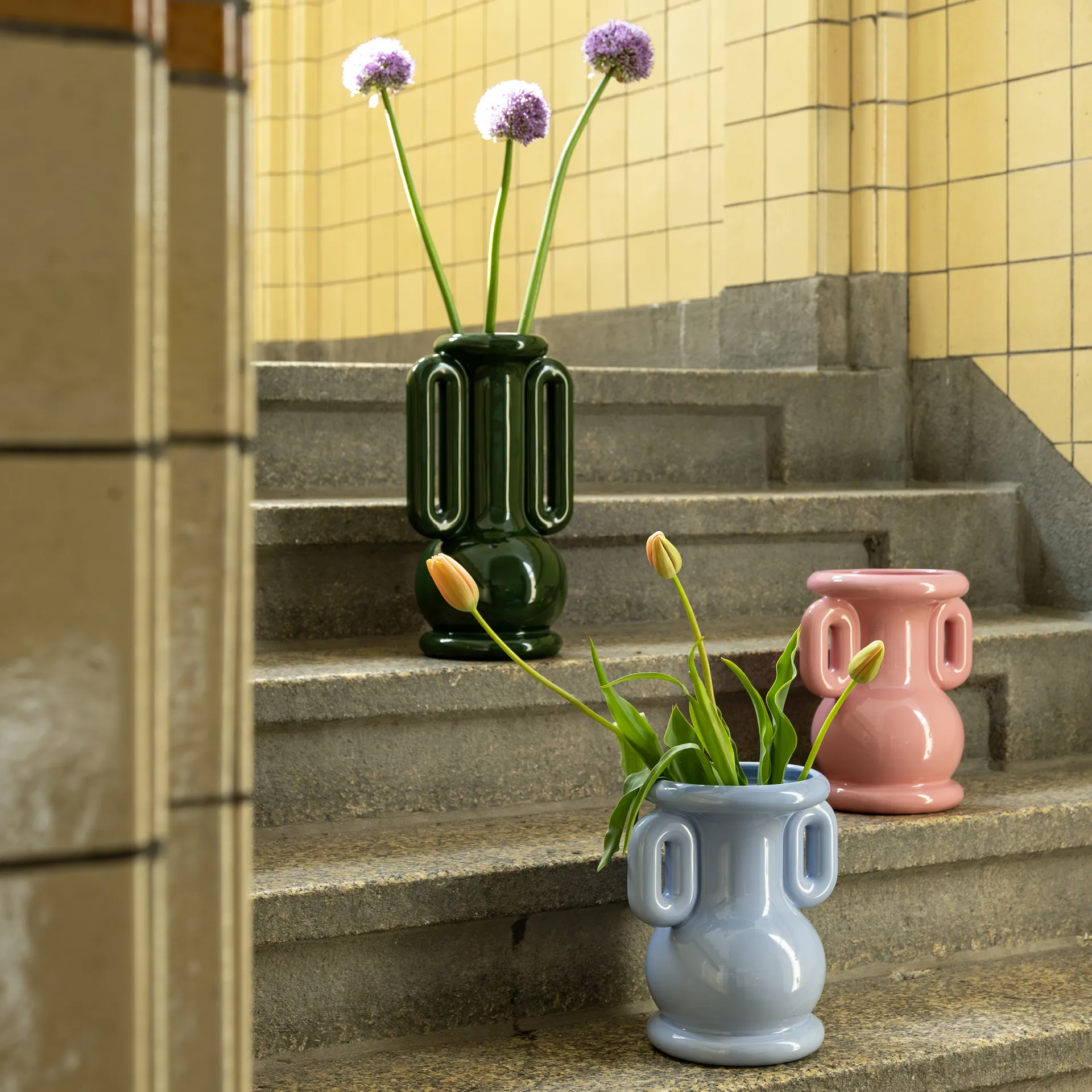 Vase Amfora Blue - Imagen 2