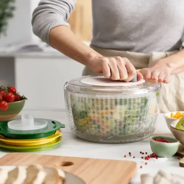 Multi-Prep 4-piece Multicolour Salad Preparation Set