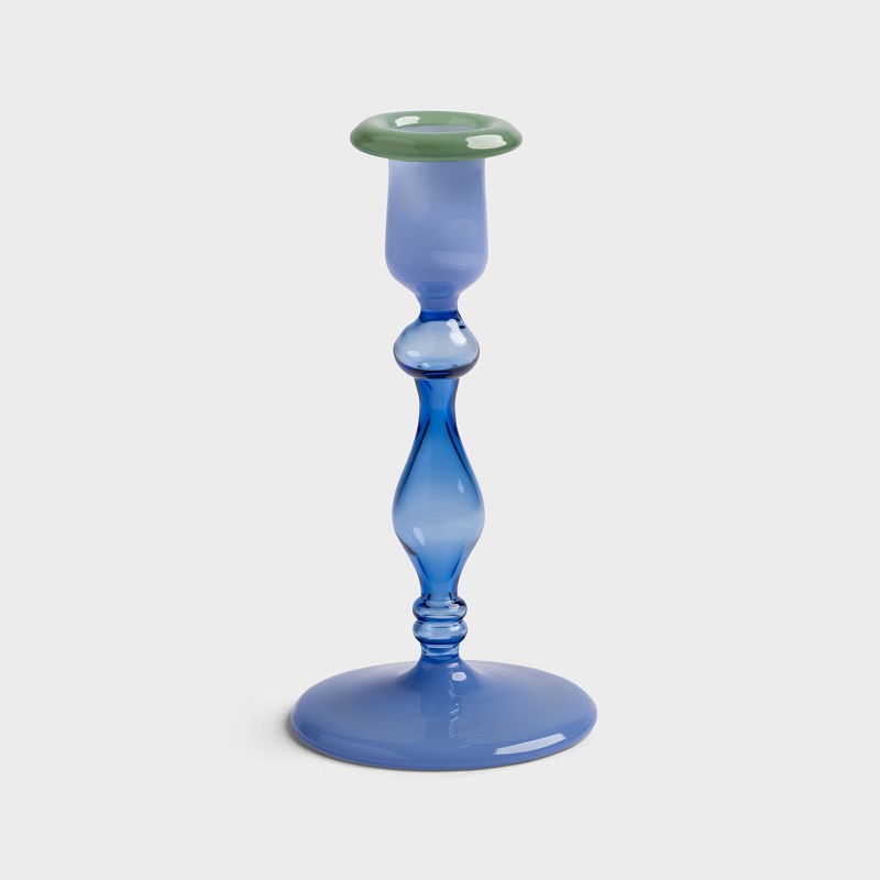 Candle Holder Salto Medium Blue