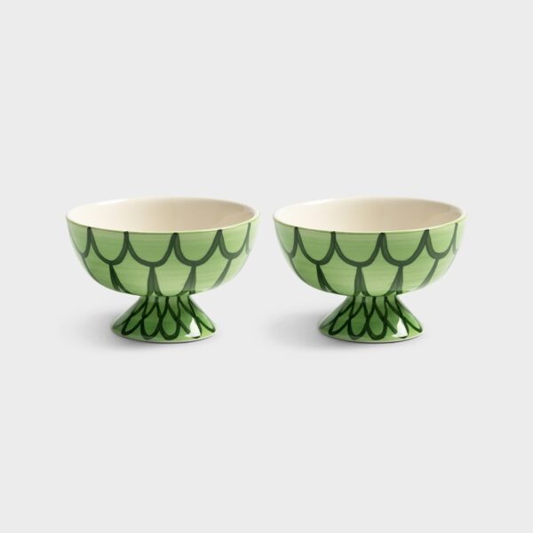 Bowl Sirène Green Set of 2