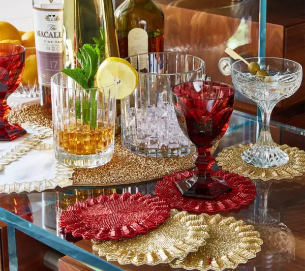 Etoile Coaster in Red, Set of 4 - Imagen 2