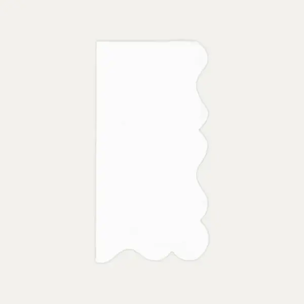 Napkin Ondulado Linen WhiteWith White Set of 6