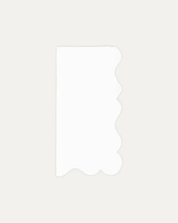 Napkin Ondulado Linen WhiteWith White Set of 6