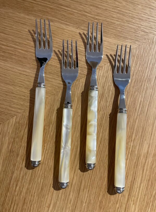 Perlato Line Dessert Fork Set of 4