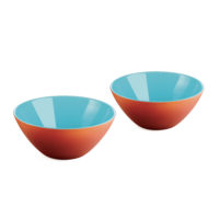SET OF 2 BOWLS MY FUSION CORAL/SEA 12 CM