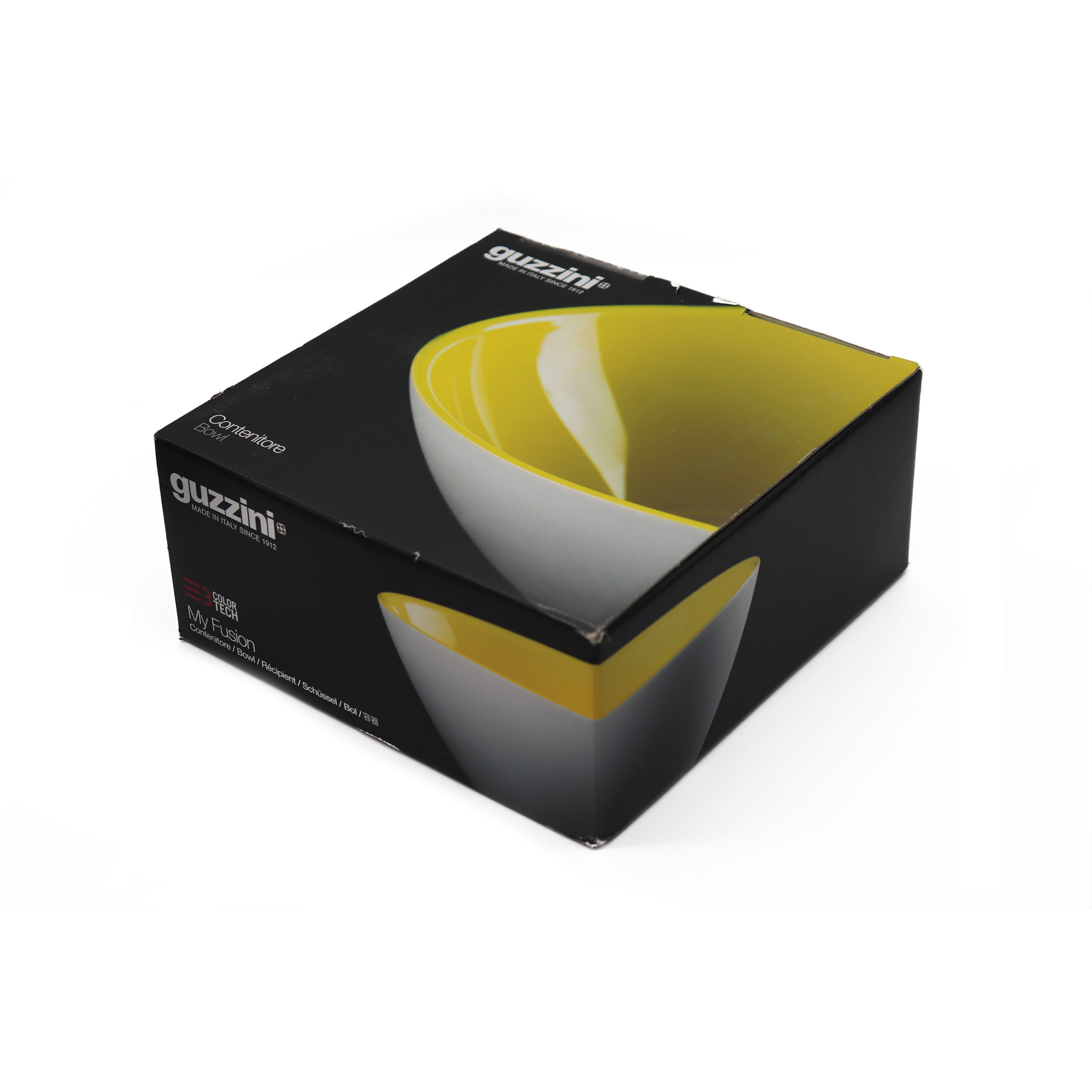 BOWL "MY FUSION" GREY/YELLOW Ø20 - Imagen 3