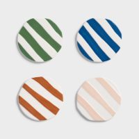 Coaster oblique set of 4