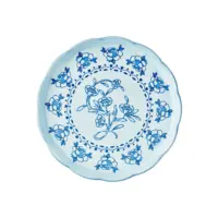 SMALL CAKE STAND WITH DOME JOSEPHINE DUSTY LIGHT BLUE - Imagen 2