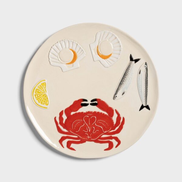 Plater De la Mer Crab