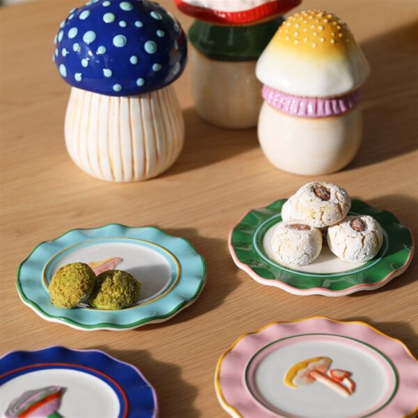 Plate Magic Mushroom Set of 4 - Imagen 3