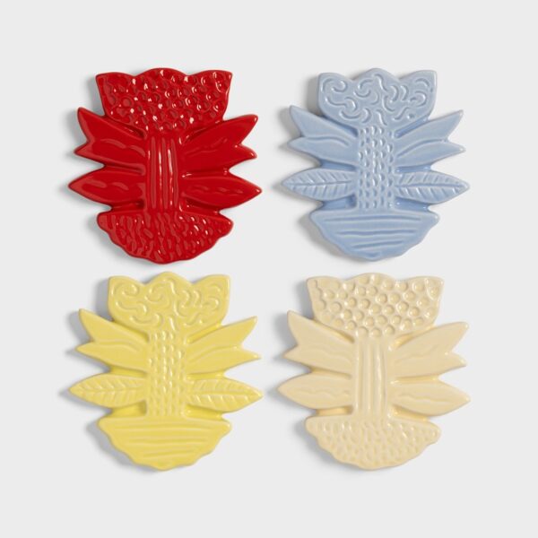 Coasters blume set of 4