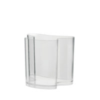 Decorative Vase/Magazine Holder Home Clear