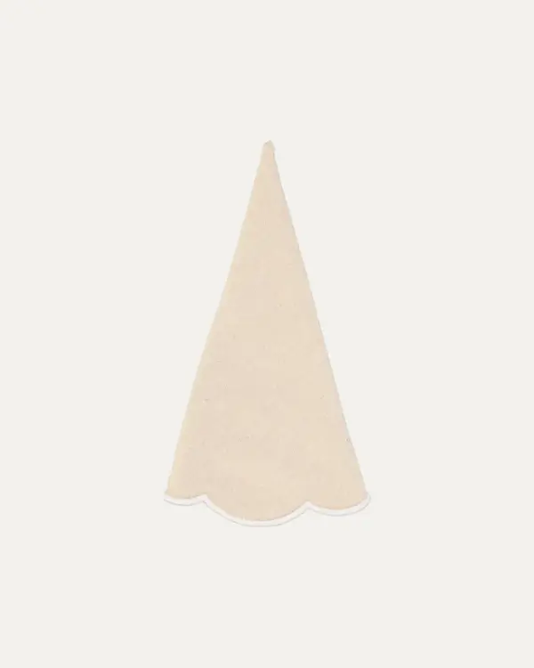 Napkins Belmonte Beige With White Set Of 8