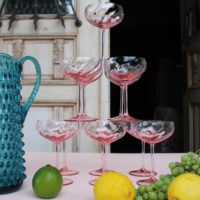 Limoux Champagne Saucer Rosa / Set of 2 - Imagen 2