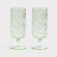 Flute trunk green set of 2