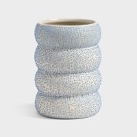 Vase flab blue