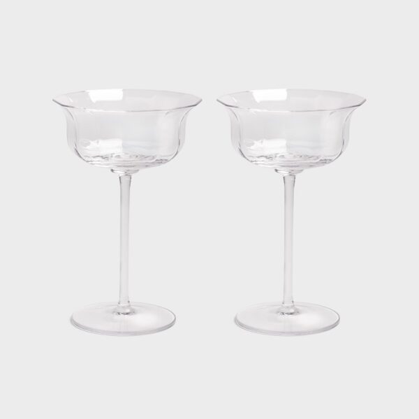 Coupe Mano Crysal Set of 2