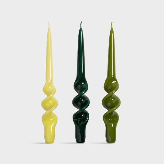 Candle Alpha Greens Set Of 3