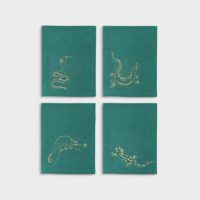 Napkin Reptiles Set of 4