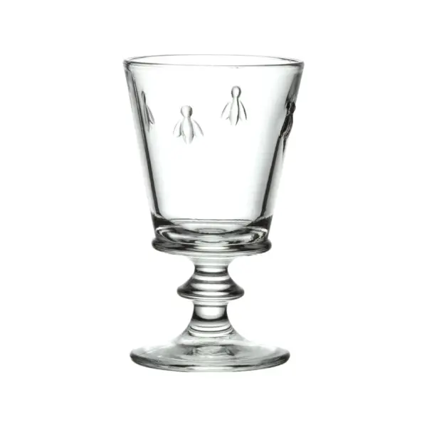 Bee Wine Glasses - Set of 6 Clear