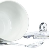 SUGAR BOWL WITH TEASPOON GOCCE - Imagen 3