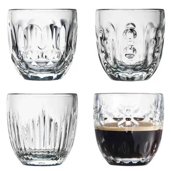 Troquet Assorted Espresso Cup Set of 4