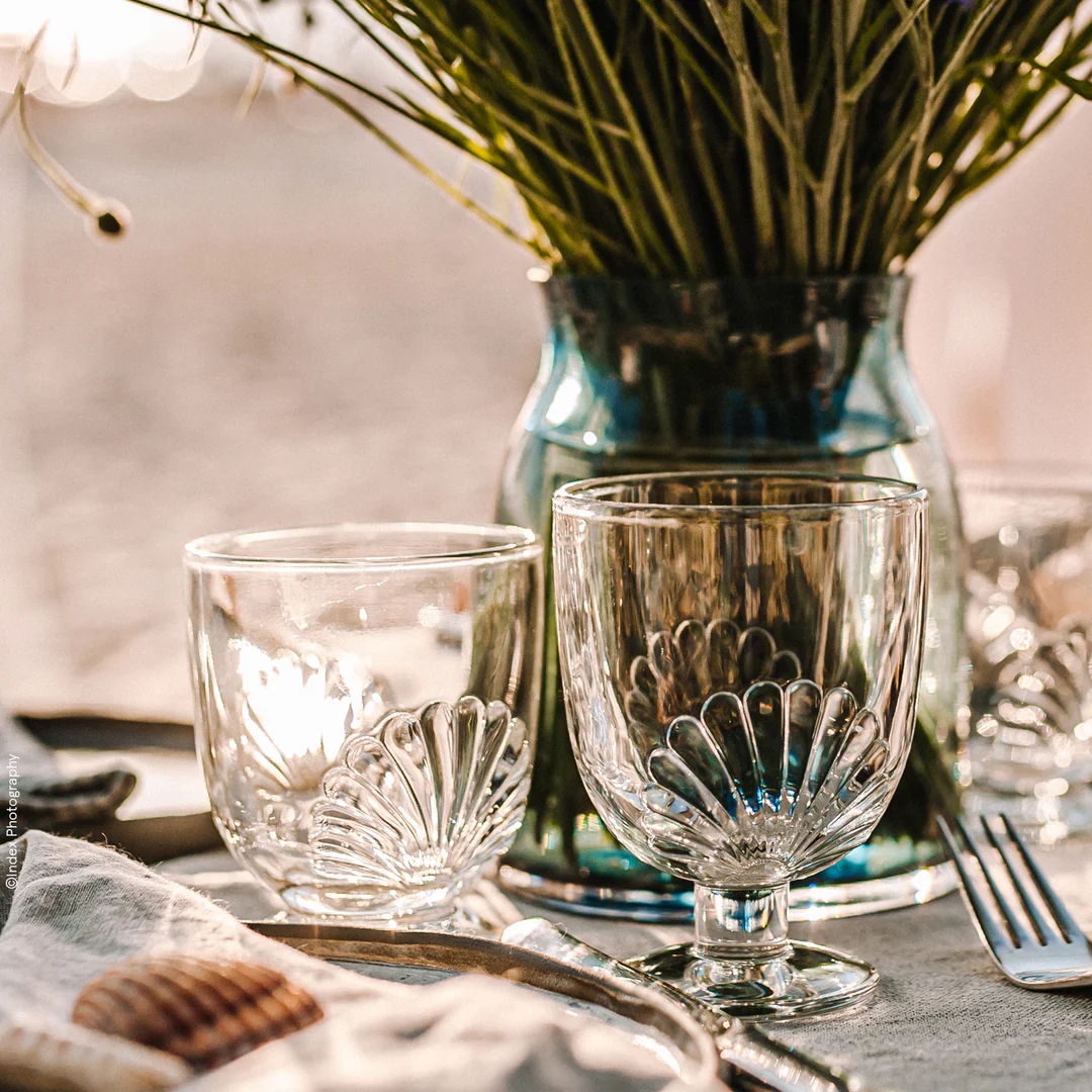 Belle Île Stemmed Wine Glasses – Set of 6 - Imagen 4