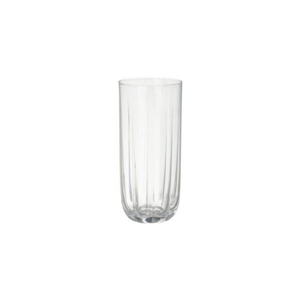 Sonetto Tumbler Glass Clear Universal Cylindrical Crystal Set of 4