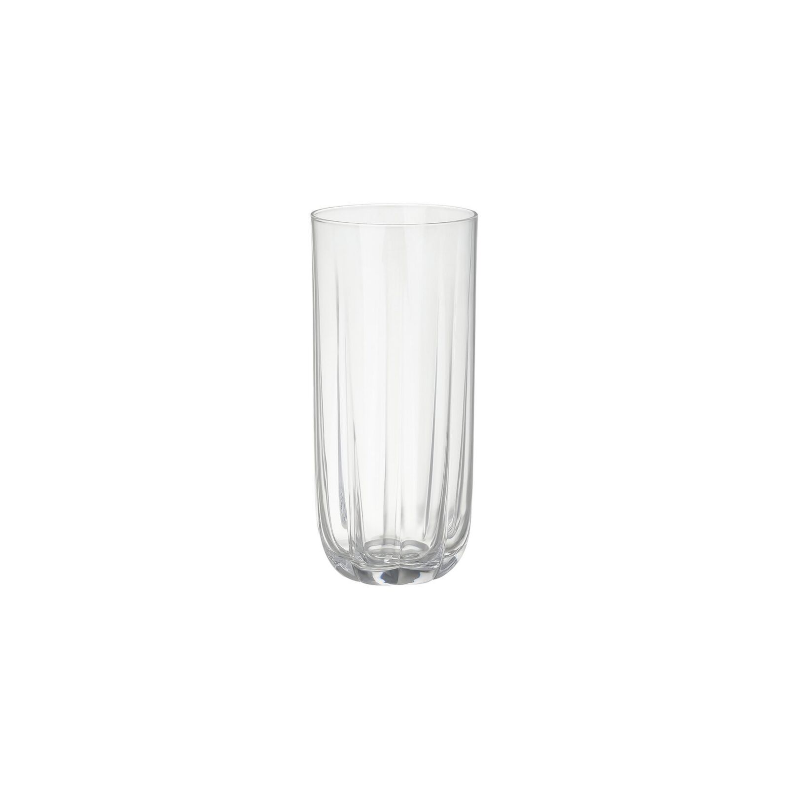 Sonetto Tumbler Glass Clear Universal Cylindrical Crystal Set of 4