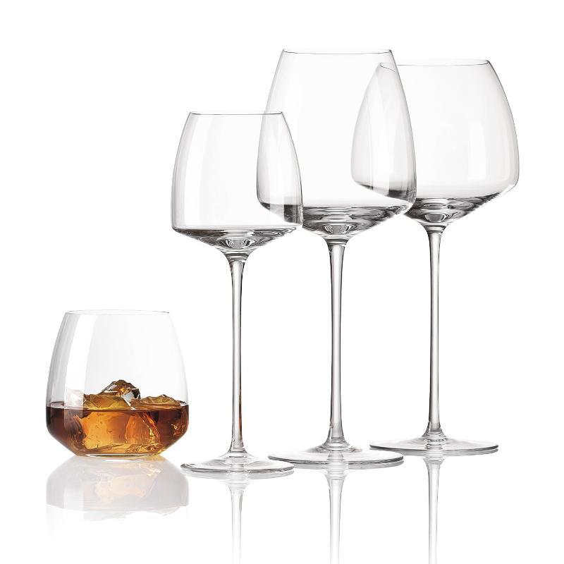 TAC o2 Glatt Grappa glass Conical Crystal Set of 4 - Imagen 2