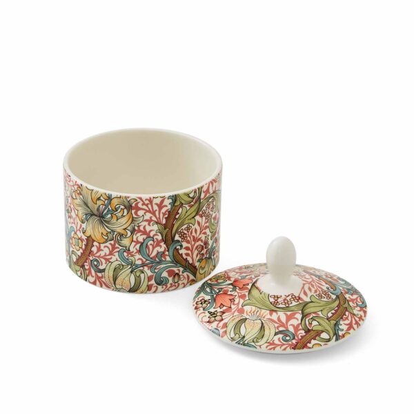 Covered Sugar Bowl - Golden Lily - Imagen 4