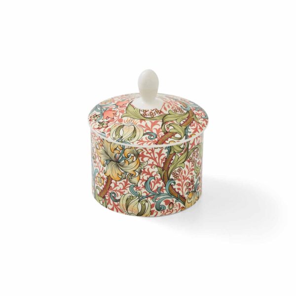 Covered Sugar Bowl - Golden Lily