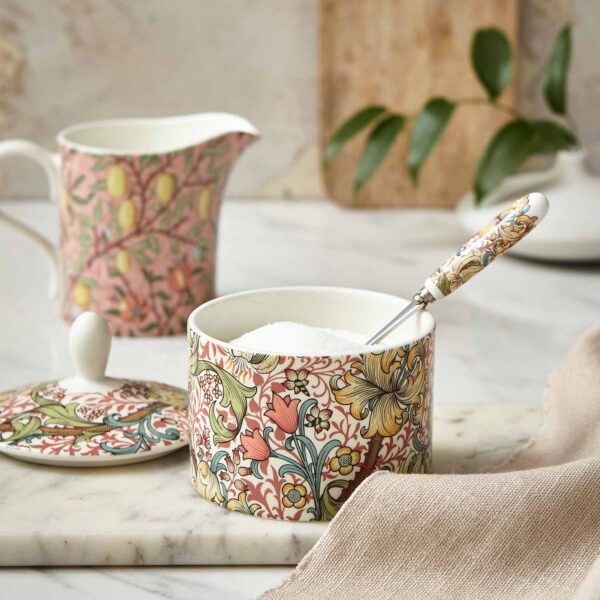 Covered Sugar Bowl - Golden Lily - Imagen 3