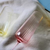 Ripple aperitive glass Rosa / Set of 2 - Imagen 2
