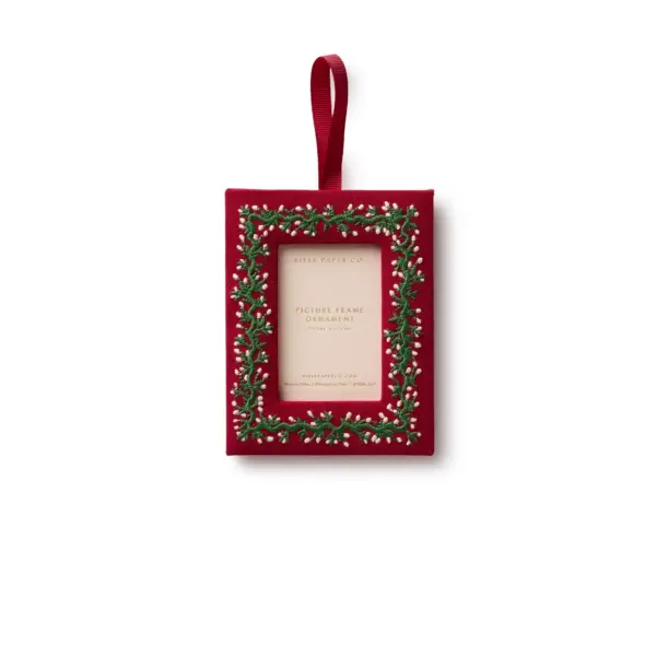 Garland Embroidered Frame Ornament