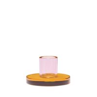 ASTRA CANDLEHOLDER SMALL PINK/ORANGE